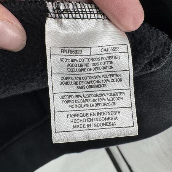 Vintage y2k Nike full zip sweatshirt hoodie black womens medium M sporty - Picture 8 of 8